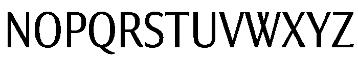Collier Sans Extra Condensed Light Font UPPERCASE