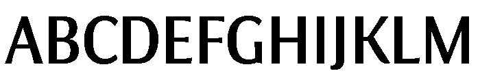 Collier Sans Extra Condensed Regular Font UPPERCASE