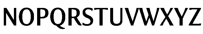 Collier Sans Extra Condensed Regular Font UPPERCASE