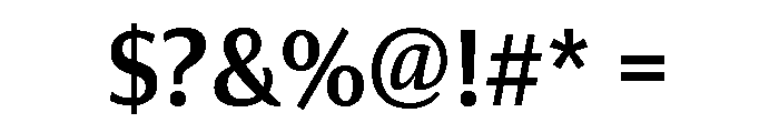 Collier Sans Extra Condensed Semi Bold Font OTHER CHARS