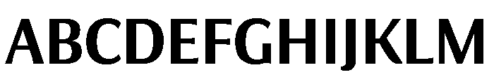 Collier Sans Extra Condensed Semi Bold Font UPPERCASE
