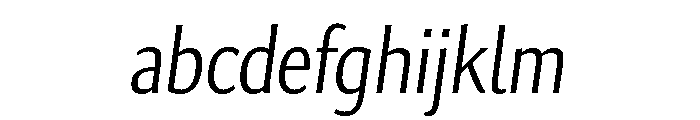Collier Sans Extra Condensed Thin Italic FONT