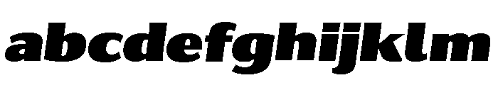 Collier Sans Extra Condensed Ultra Italic FONT