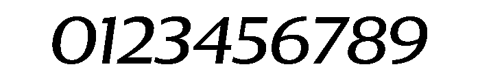 Collier Sans Extra Extended Book Italic Font OTHER CHARS