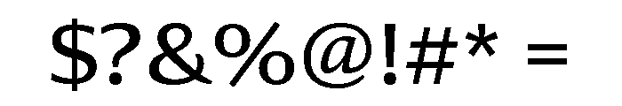 Collier Sans Extra Extended Book Font OTHER CHARS