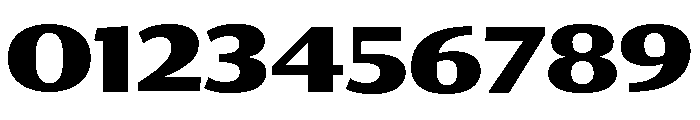 Collier Sans Extra Extended Extra Bold Font OTHER CHARS