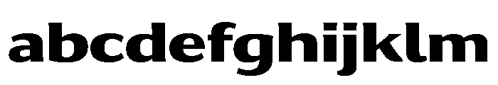 Collier Sans Extra Extended Extra Bold FONT