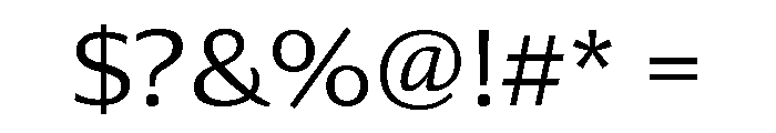 Collier Sans Extra Extended Extra Light Font OTHER CHARS