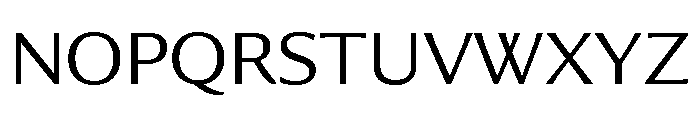 Collier Sans Extra Extended Extra Light Font UPPERCASE