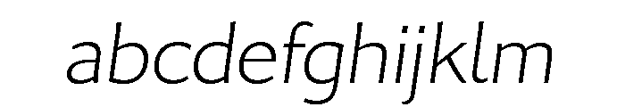 Collier Sans Extra Extended Hairline Italic FONT