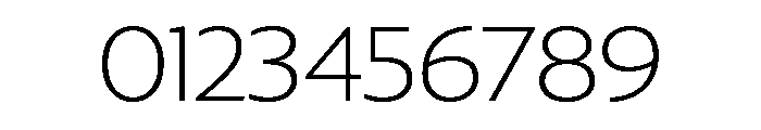 Collier Sans Extra Extended Hairline Font OTHER CHARS
