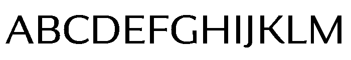 Collier Sans Extra Extended Light Font UPPERCASE