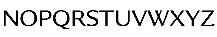 Collier Sans Extra Extended Light Font UPPERCASE