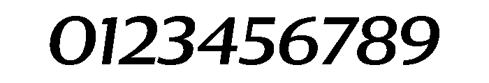 Collier Sans Extra Extended Regular Italic Font OTHER CHARS