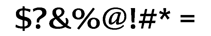 Collier Sans Extra Extended Regular Font OTHER CHARS