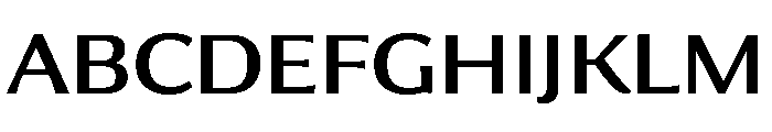 Collier Sans Extra Extended Regular Font UPPERCASE