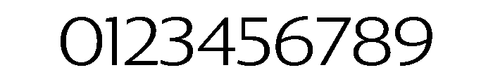 Collier Sans Extra Extended Thin Font OTHER CHARS