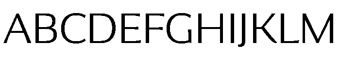 Collier Sans Extra Extended Thin Font UPPERCASE