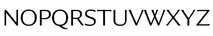 Collier Sans Extra Extended Thin Font UPPERCASE