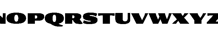 Collier Sans Extra Extended Ultra Font UPPERCASE