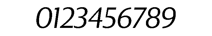 Collier Sans Extra Light Italic Font OTHER CHARS