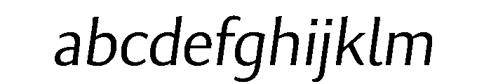 Collier Sans Extra Light Italic FONT