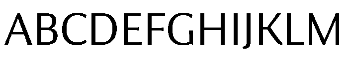 Collier Sans Extra Light Font UPPERCASE