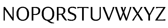 Collier Sans Extra Light Font UPPERCASE