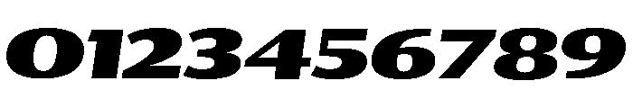 Collier Sans Extra Wide Black Italic Font OTHER CHARS