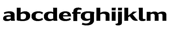 Collier Sans Extra Wide Bold FONT