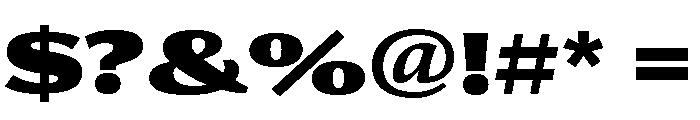 Collier Sans Extra Wide Extra Black Font OTHER CHARS