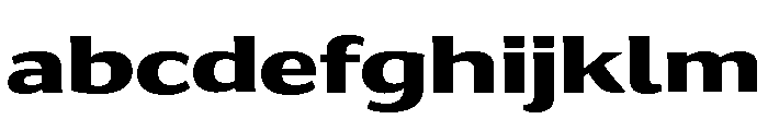 Collier Sans Extra Wide Extra Bold FONT