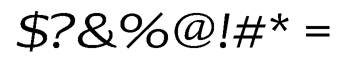 Collier Sans Extra Wide Extra Light Italic Font OTHER CHARS