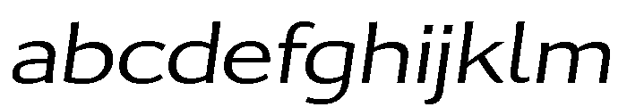 Collier Sans Extra Wide Extra Light Italic FONT