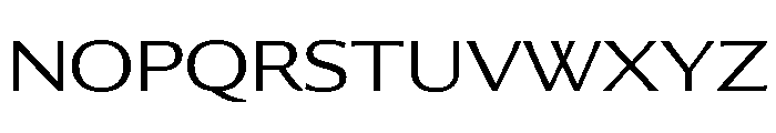 Collier Sans Extra Wide Extra Light Font UPPERCASE
