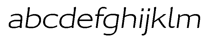 Collier Sans Extra Wide Extra Thin Italic FONT