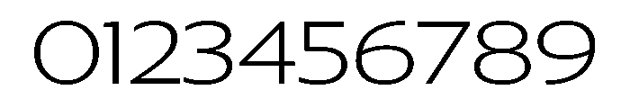 Collier Sans Extra Wide Extra Thin Font OTHER CHARS