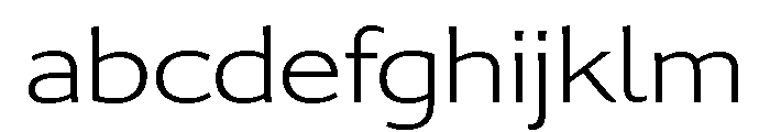 Collier Sans Extra Wide Extra Thin FONT