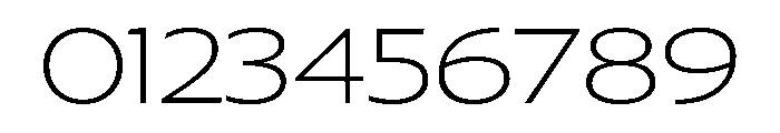 Collier Sans Extra Wide Hairline Font OTHER CHARS