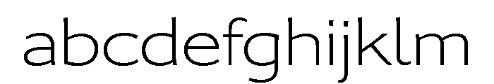 Collier Sans Extra Wide Hairline FONT
