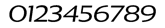 Collier Sans Extra Wide Light Italic Font OTHER CHARS