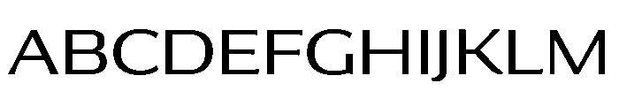 Collier Sans Extra Wide Light Font UPPERCASE