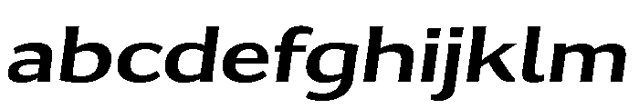 Collier Sans Extra Wide Semi Bold Italic FONT