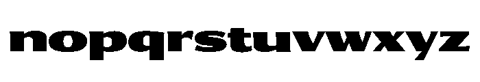 Collier Sans Extra Wide Ultra Font LOWERCASE
