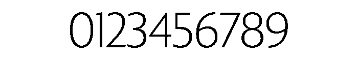 Collier Sans Hairline Font OTHER CHARS