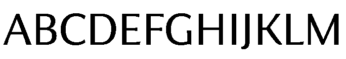 Collier Sans Light Font UPPERCASE
