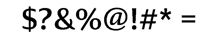 Collier Sans Regular Font OTHER CHARS