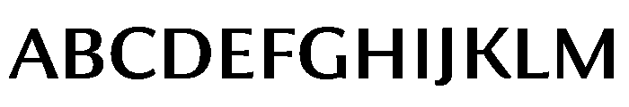 Collier Sans Regular Font UPPERCASE