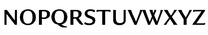 Collier Sans Regular Font UPPERCASE