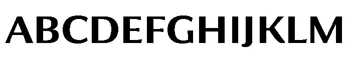 Collier Sans Semi Bold Font UPPERCASE